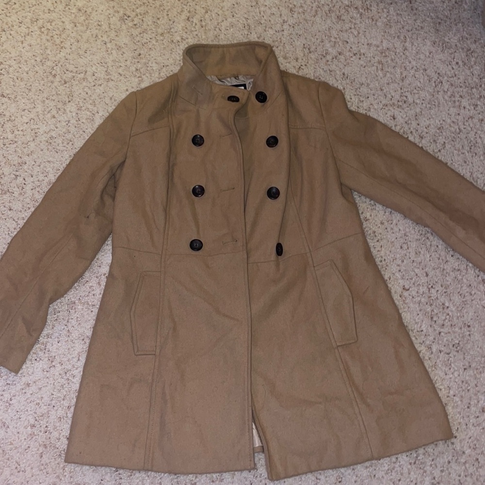 Tan Pea Coat